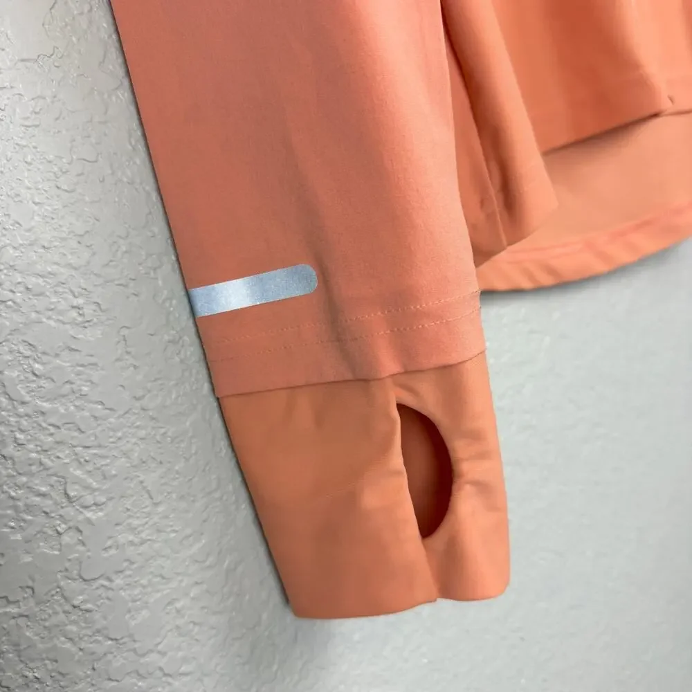 Sweaty Betty Fast Track Running Jacket, Nectarine Orange (Peach, Coral) S